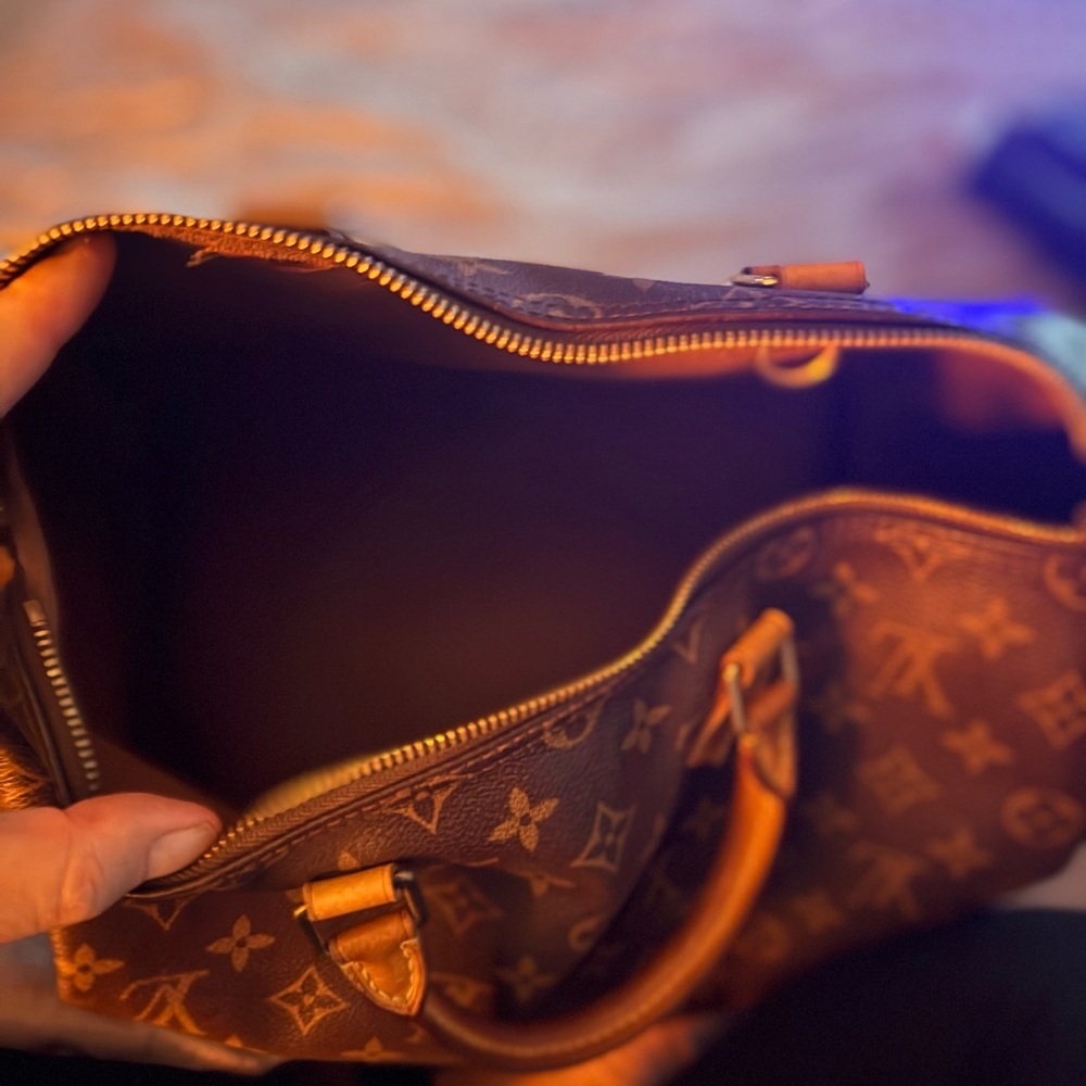 Louis Vuitton Brown and Tan Monogram Bag - Picture 9 of 16